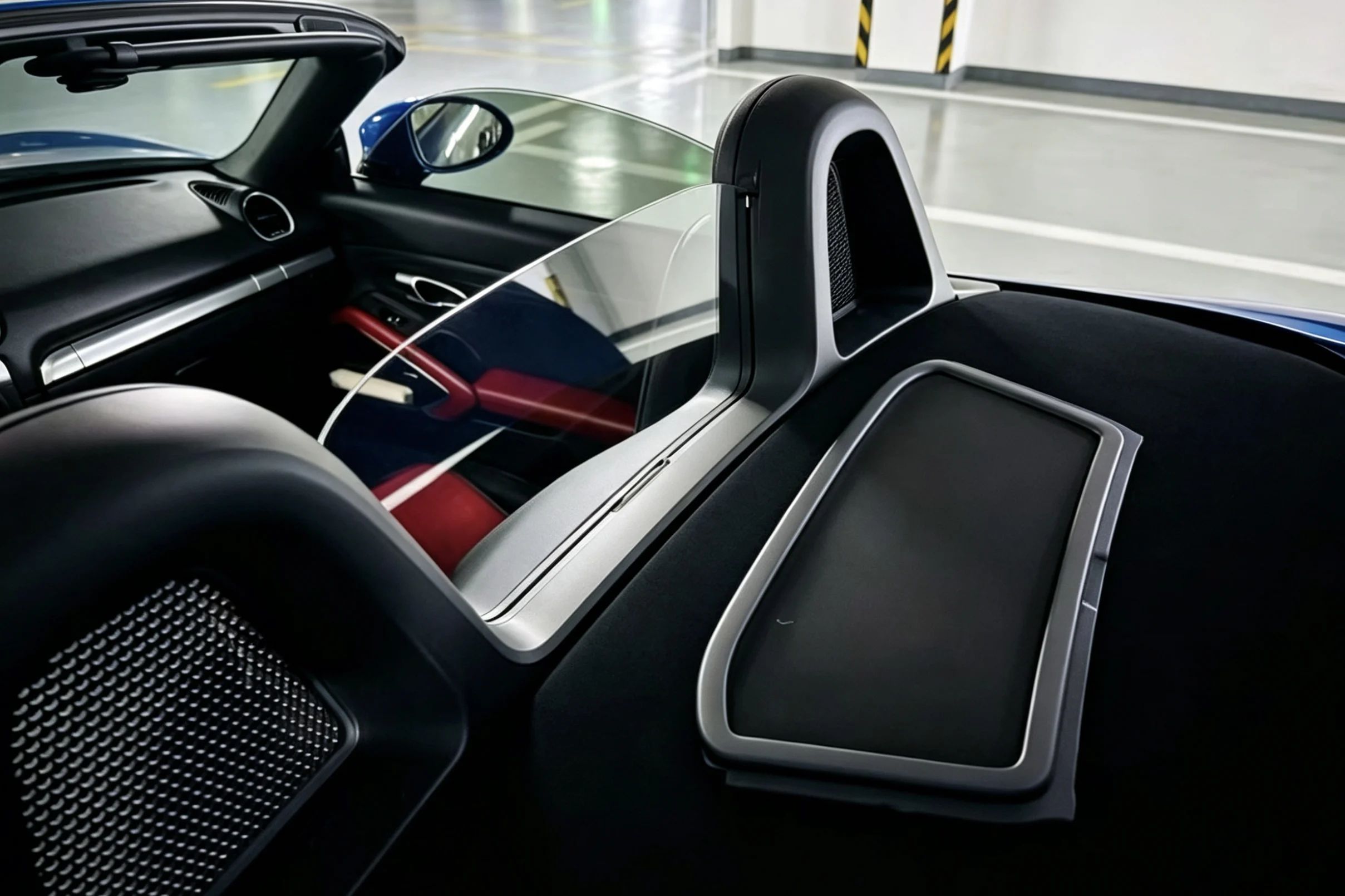 Wind Deflector for Porsche 718, Compatible with 2013 (981) to 2024 (718) Models, for Porsche 718 Boxster Convertible Accessory
