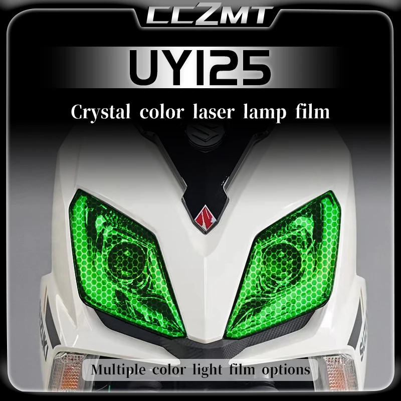 

For SUZUKI UY125 2021 2020 2019 Headlight and tail light protective film honeycomb laser light film decorative accessories