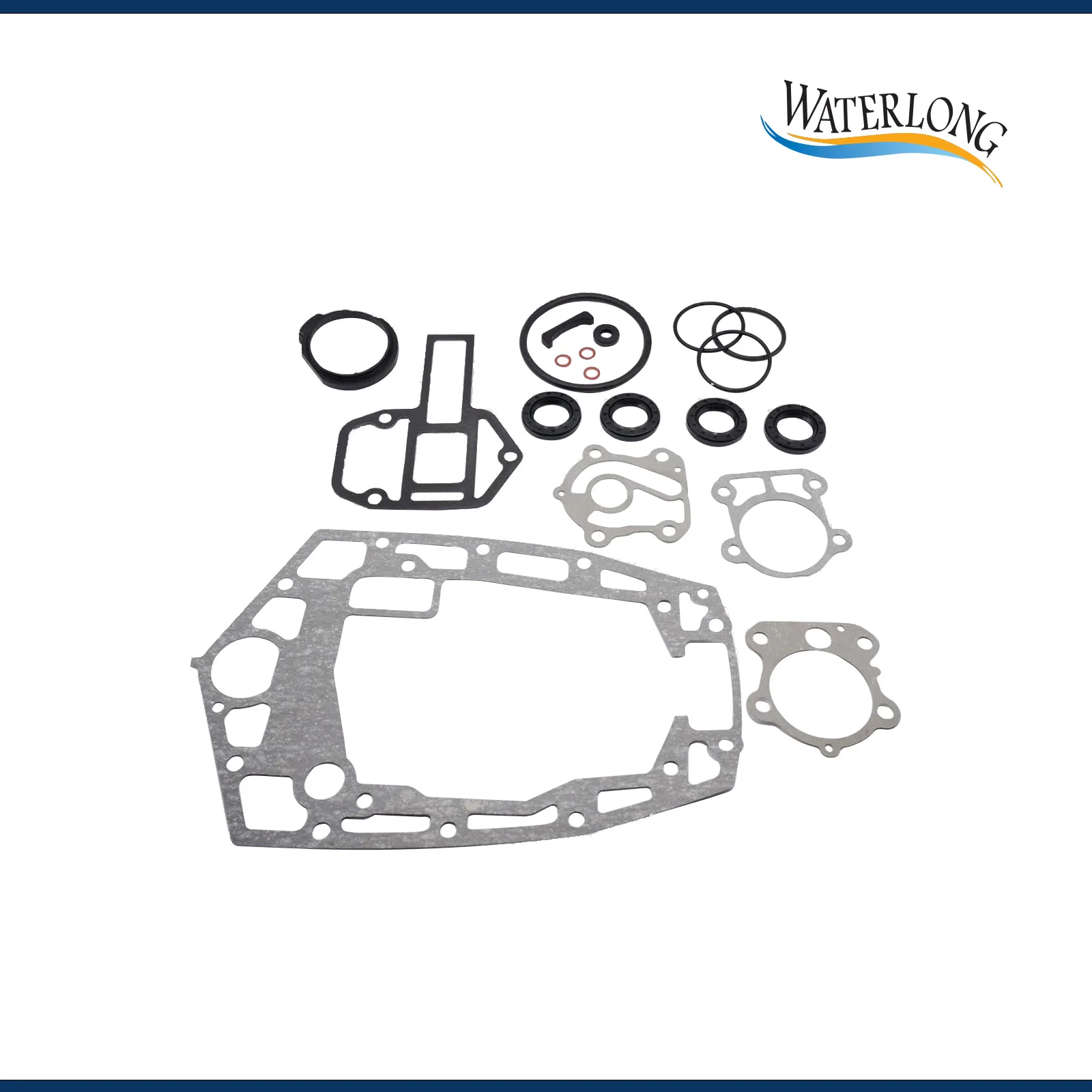 WATERLONG Lower Unit Gasket Kit Replaces menggantikan untuk Yamaha Outboard 75HP 90HP