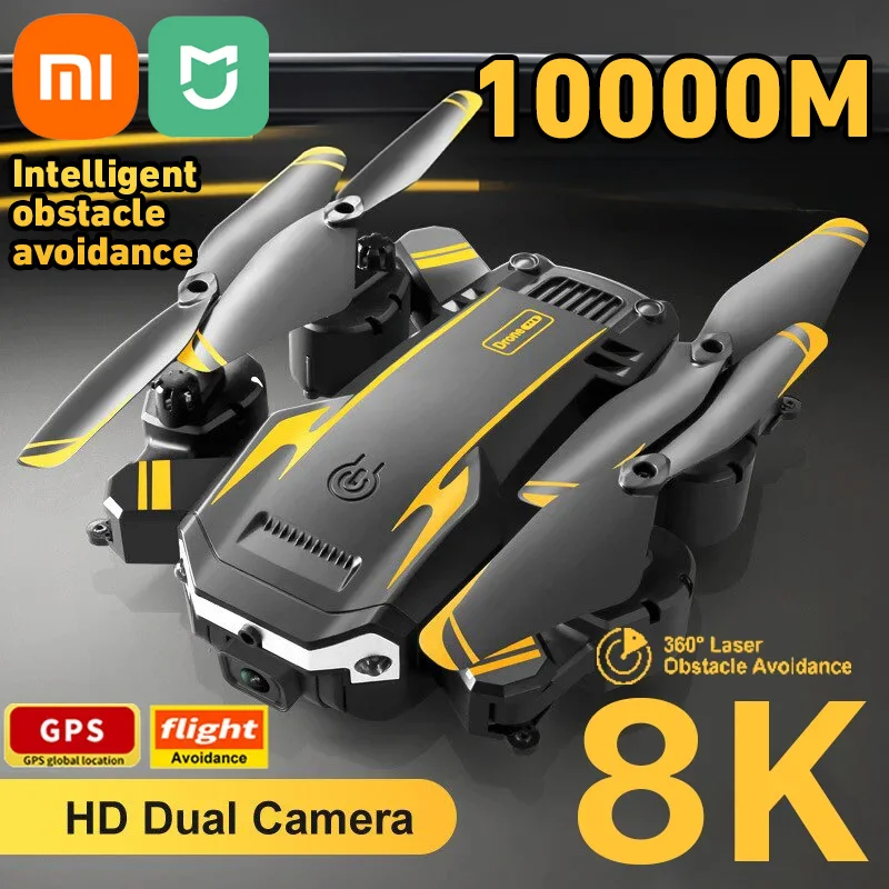 Дрон Xiaomi 8K, профессиональный Квадрокоптер с HD-разрешением, GPS, для аэрофотосъемки, обхода препятствий, БПЛА, четыре ротора, Радиоуправляемый вертолет, расстояние 5000 м