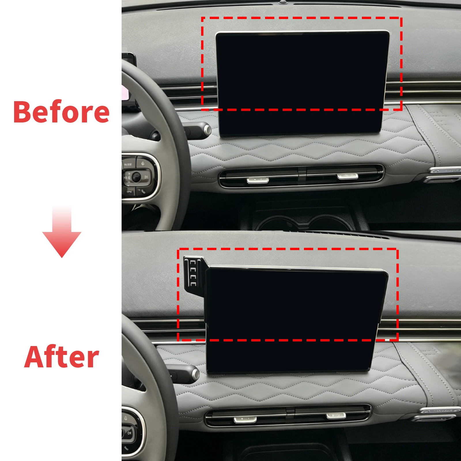 

for Dongfeng Nammi box 01 2024 2025 2026 Stable Clip-On Phone Holder​​ Mount Screen Base No Vibration​ Car accessoires