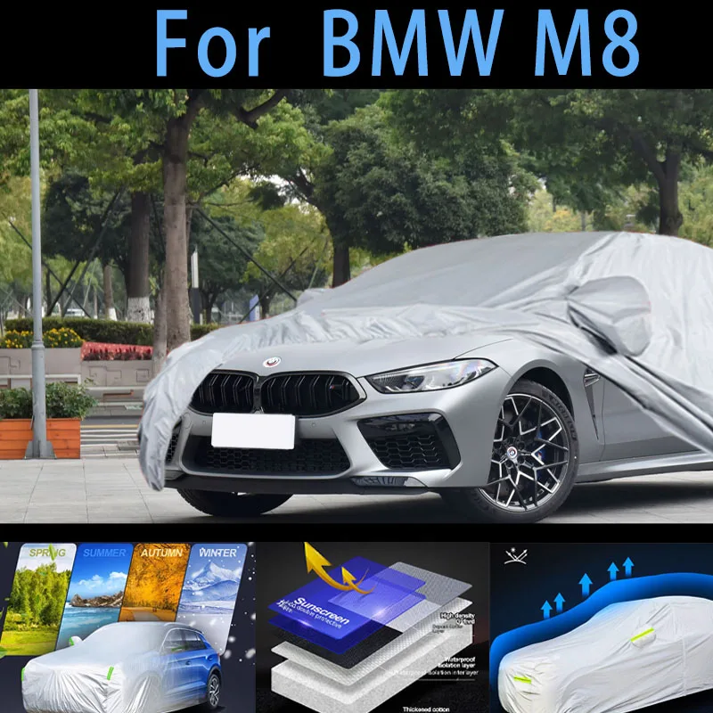 

For BMW m8 Car protective cover,sun protection,rain protection, UV protection,dust prevention auto paint protective