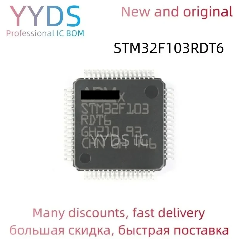 STM32F103RDT6 STM STM32F STM32F103 STM32F103RD STM32F103RDT    Original IC MCU LQFP-64