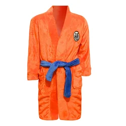 Anime DRAGON Son Goku Kakarotto Cosplay Costume Jumpsuits Kigurumi Pajamas Winter Flannel Adult Men Women Clothing