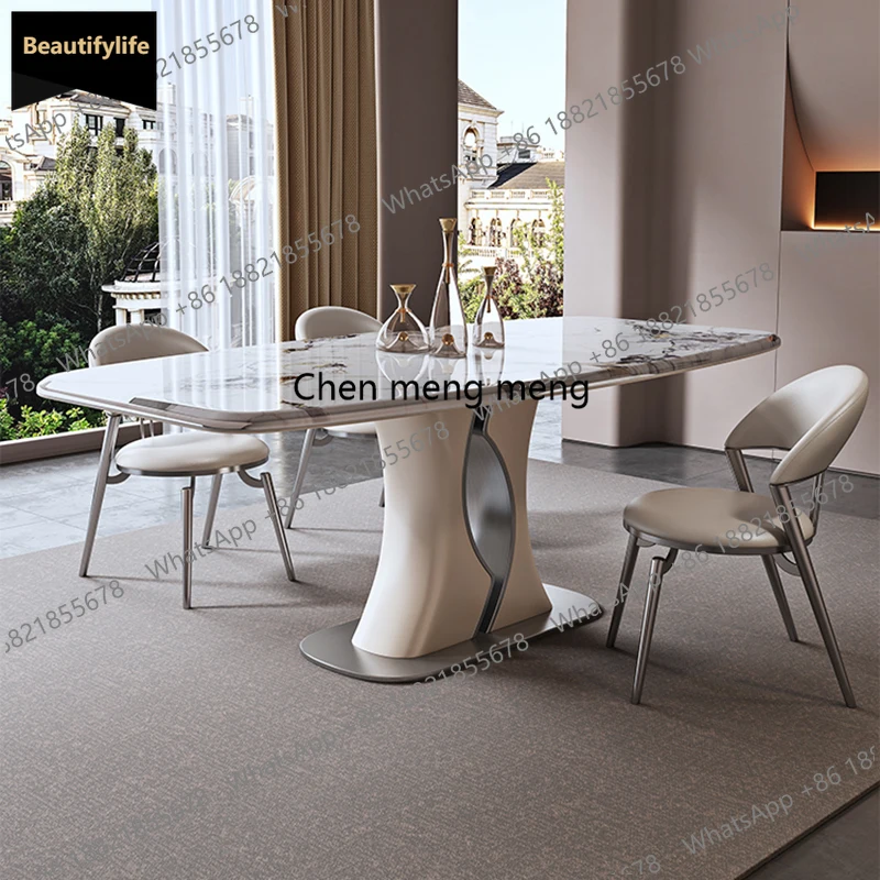 Mesa extensível de design, mesa retangular para café, jantar, recepção, cozinha, salas modernas, mesa dobrável, móveis para casa, café c13