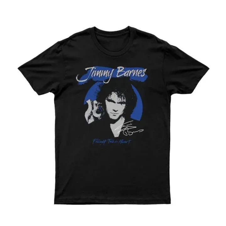 Freight Train Heart Retro Jimmy Barnes Shirt Classic Black Unisex S-5XL h966