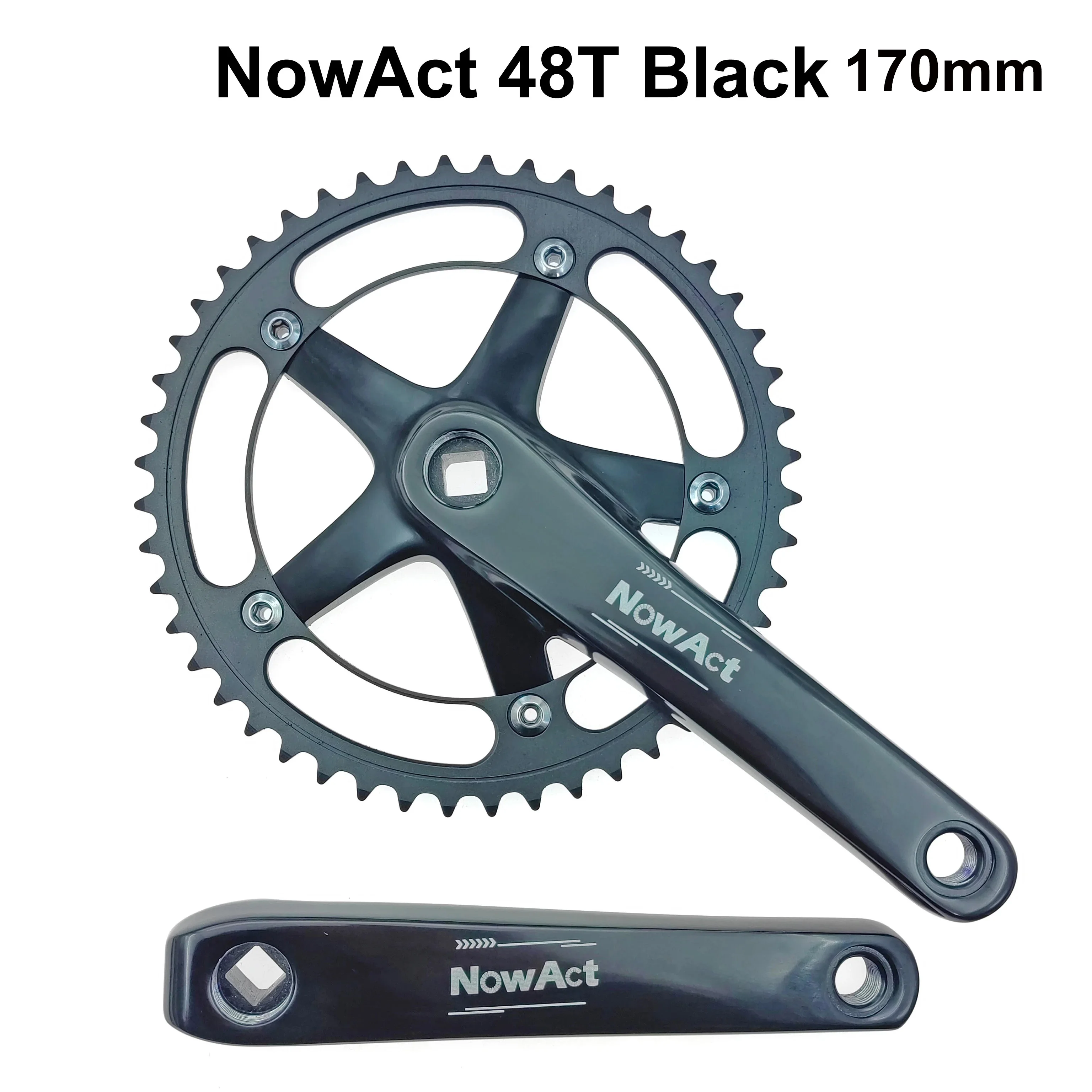 144 BCD Fixed Gear crankset Integrated crankset 49T CNC crank disc