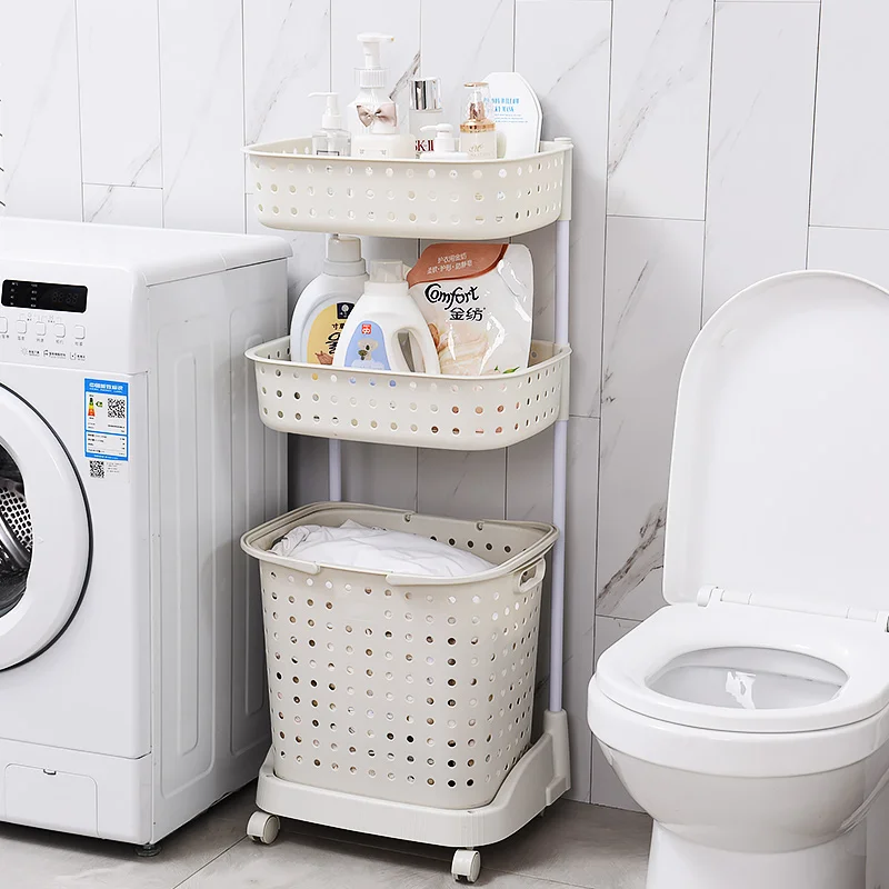 

Toilet Storage Rack Floor Washing Machine Toilet Multi-Layer Toilet Wash Basin Storage Bathroom Storage Rack