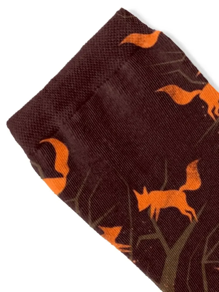 Blazing Fox Tree Socks gift new year Women Socks Men's