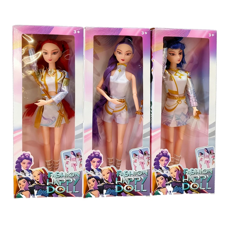 

New Weapon Anime Vinyl Doll - 30CM K-Pop Girl Groups (Rumi/Mira/Zoey) - Birthday Gift Księżniczki Lalki dla Dziewczynek Plastiko
