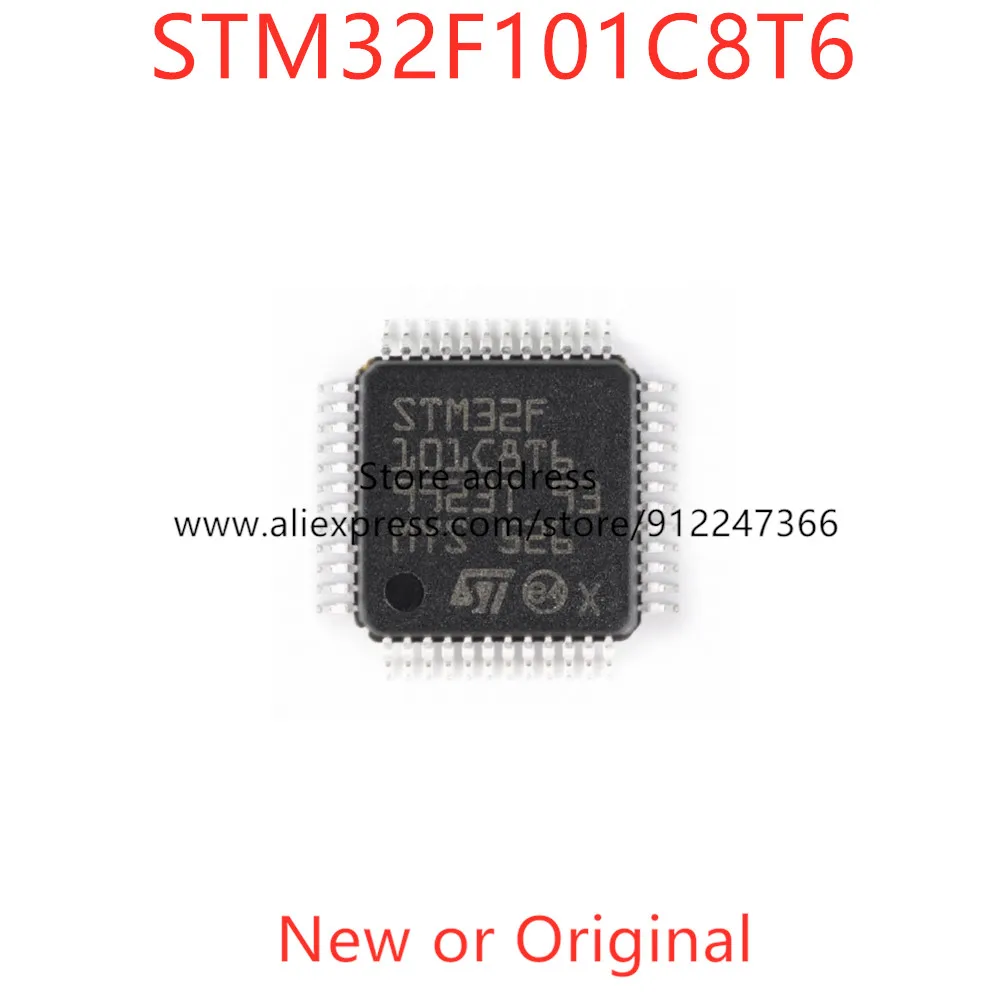 5pcs STM32F100RBT6B or STM32F101C8T6 New and Original