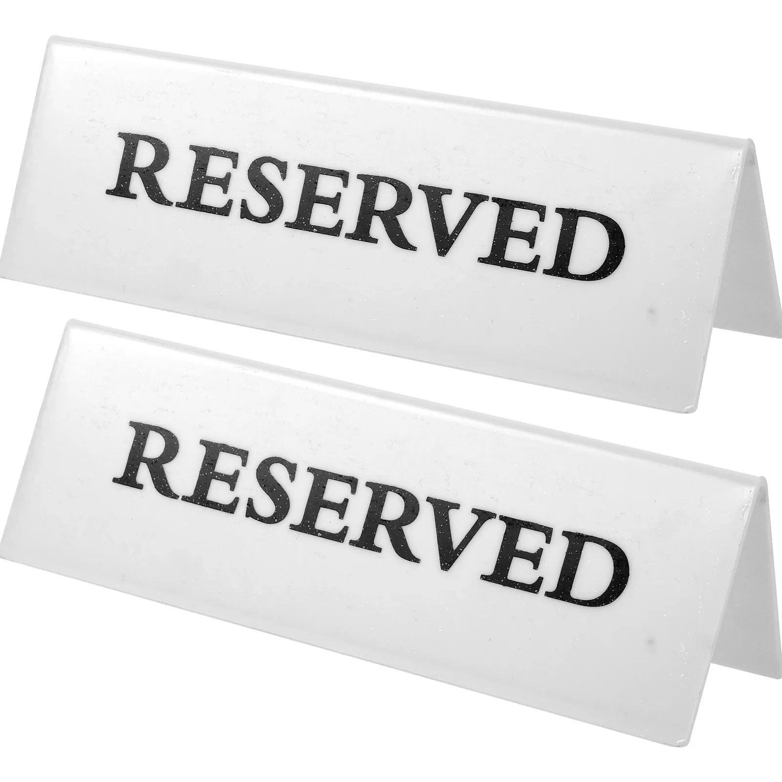 2Pcs Reserved Signs for Chairs Seating Reservation Signs Wedding Party Restaurant Banquet Event Use Reserved Sign