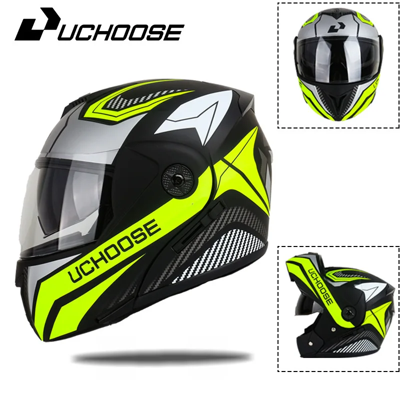 

Motorcycle Helmet Modular Full Face Helmet Racing Double Sun Visor Women Man Flip Up Helmet Double Lens DOT Casco Moto 오토바이핼멧