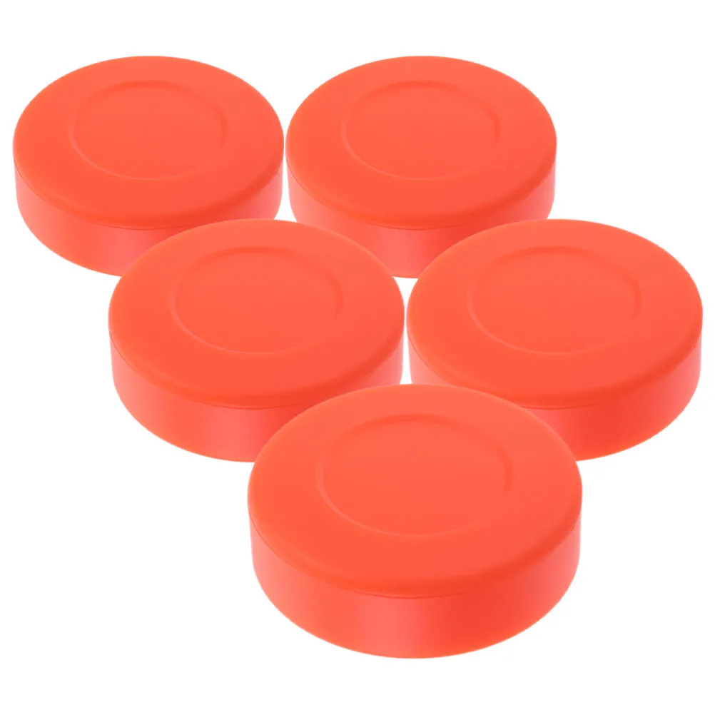 

5pcs Matte Finish Ice Hockey Puck Pvc Training Puck For Practice Competitive Play Hockey Accessories Plastic Ice Pucks Team