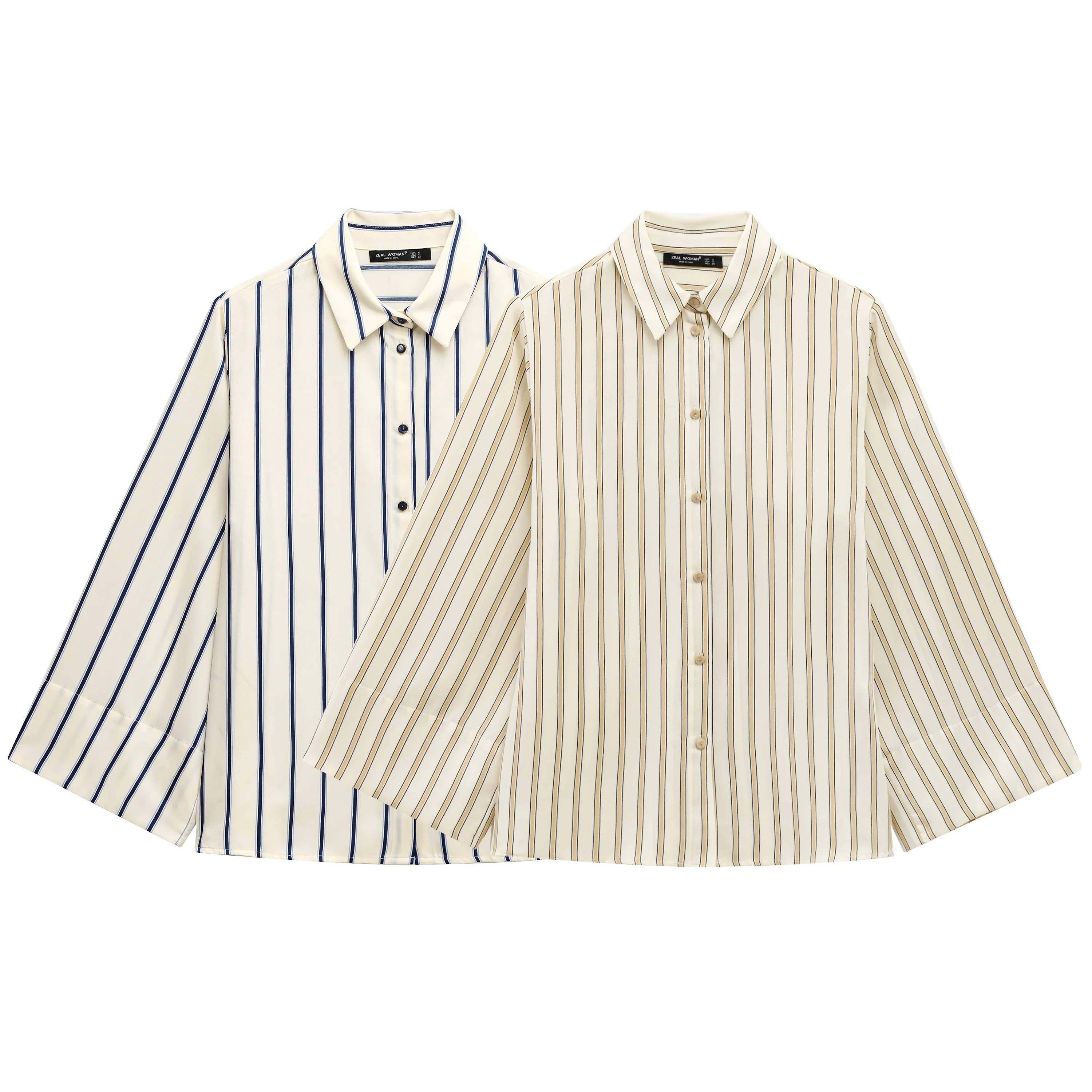 

Women Shirts & Blouses Spring Summer Long Sleeve Striped Shirts Ladies Fashion Casual Office Shirts Women 7969022