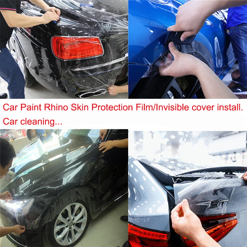 ALIWRAP Fenster Tönung Werkzeuge BLUEMAX Gummi Klinge Streifen Für PPF Film Rakel Auto Reinigung Windschutzscheibe Glas Wasser Entferner Schaber – Detail 21