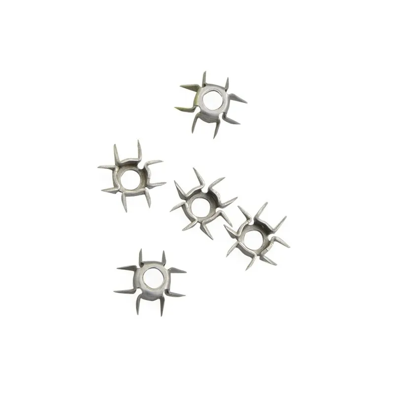 Judo Arrowhead 24pcs 8 Paw Broadhead ID 6.2mm 23Grain Arrow Tips with Black Storage Case for Bow Hunting Target Shooting