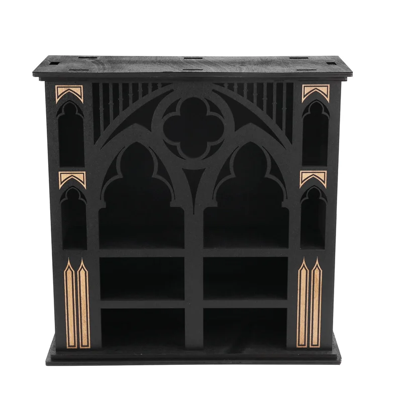 رف تخزين ABRB-Arch رف حائط خشبي رف تخزين عرض كريستالي رف معلق عائم