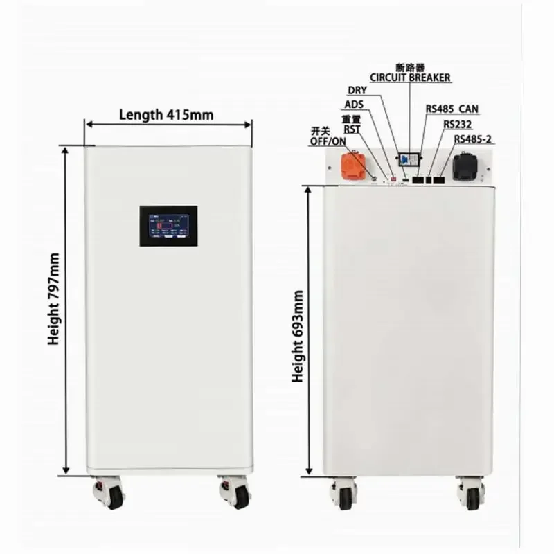 JK BMS V19 DIY Verticale Doos 48V LiFePO4 Batterij Case met 16S 200A 51.2V DIY Kits 280ah 320AH 340AH BT 2A Balancer Nieuwe - afbeelding 2