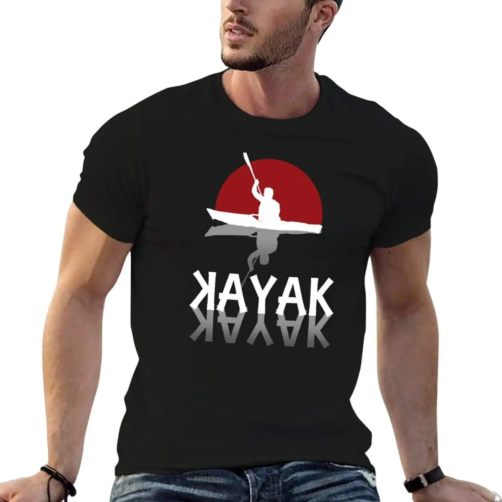 shirt t 100 T-Shirt for percent Kayak tshirt man cotton man