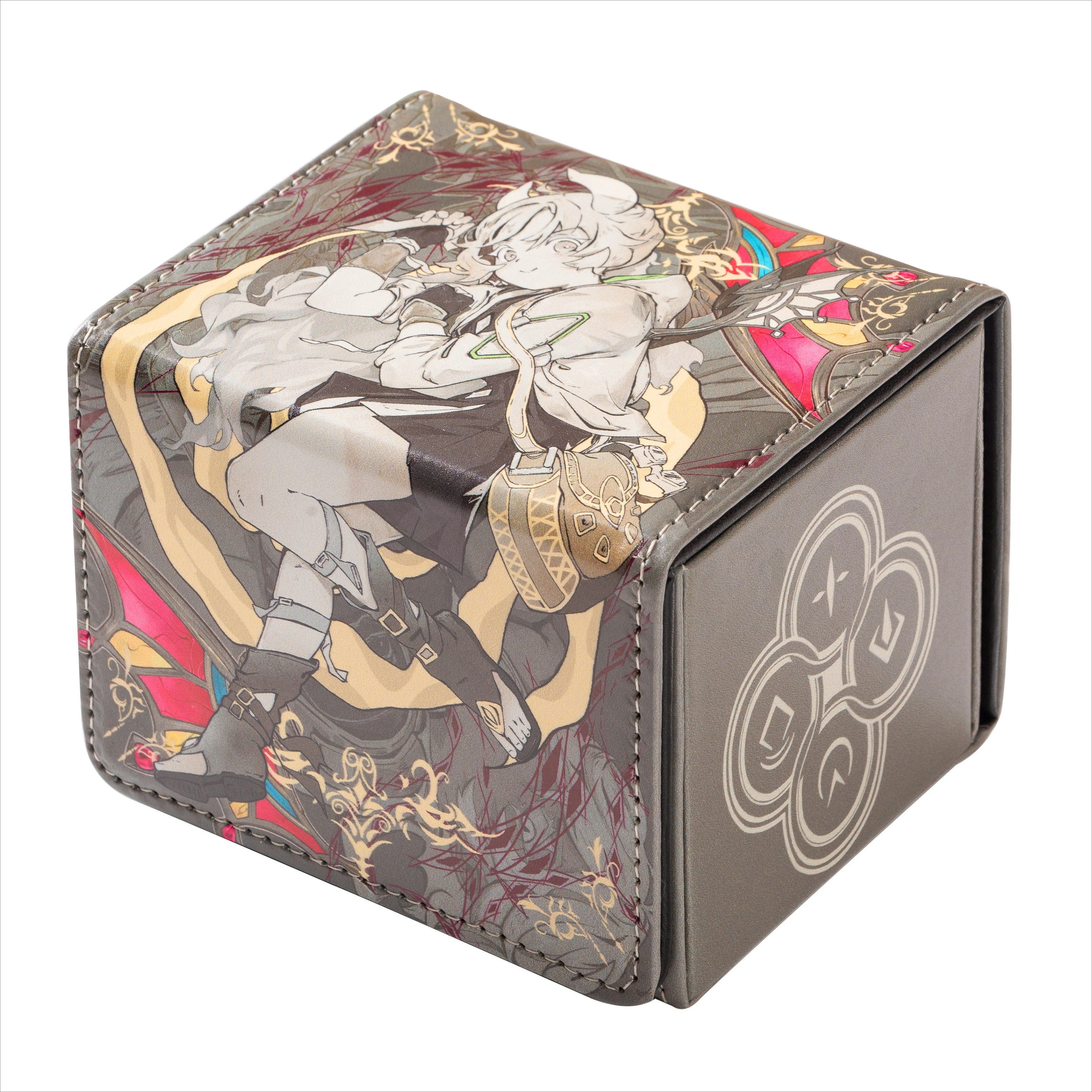 P5 Art Style Yugioh Incredible Ecclesia, the Virtuous Deck Box Yu-Gi-Oh! Pudełko do przechowywania kart kolekcjonerskich TCG OCG ze skóry PU, na 100+ kart