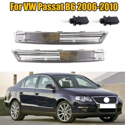 Car Front Bumper Turn Signal Light Lamp With Bulbs Car Accessories For VW Passat B6 2006 2007 2008 2009 2010