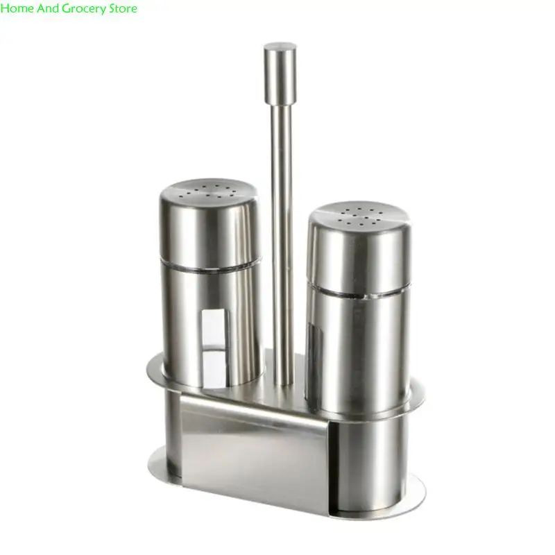 

0XXA Organized Kitchen Tool Nonrust Steel Spices Bottles Dry Ingredient Container