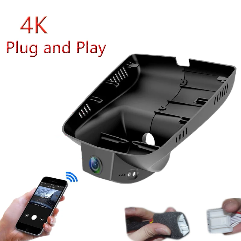 

4K Plug And Play For Trumpchi GS4 GS5 2021 2022 Car Wifi DVR Video Recorder Parking Camera Dash Cam Night Vision FHD 2160P