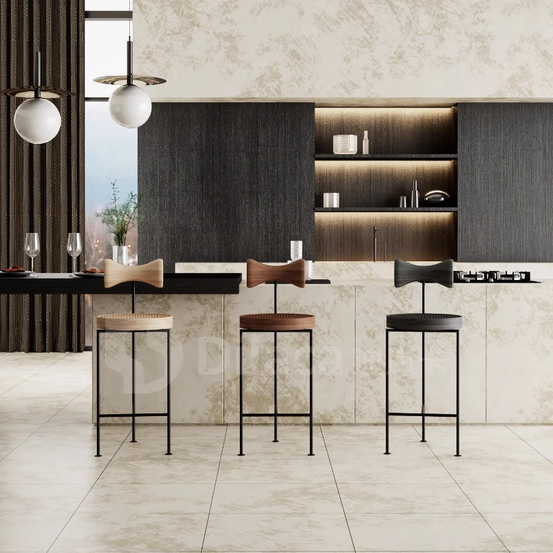 

Ergonomic Cheap bar stools Kitchen Garden Cute Elderly bar stools Footrest Restroom Taburetes Altos De Cocina Furniture Home