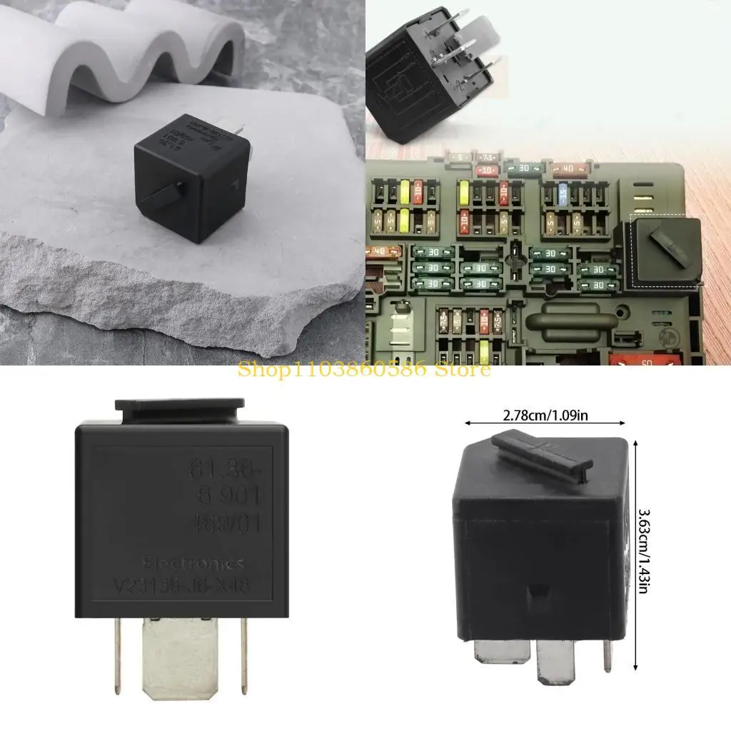 242A 70A Power Relays 0141228 For E81 E87 F20 E88 F46 E46 E90 E91 E92 E93 323Ci With 30A Rating Optimal Vehicle Functionality
