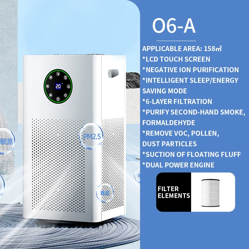 Humidifier and Purifier in One - Purifier and Humidifier Combo with Oscillating Fan, Evaporative Large Room Humidifier