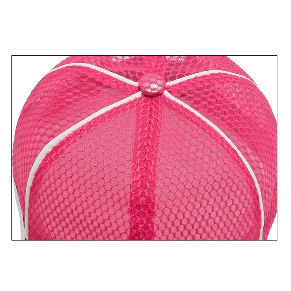 패션 빠른 건조 메쉬 야구 모자 통기성 조절 가능한 그물 야구 모자 여름용 햇빛 차단 모자 소년 소녀 어린이용