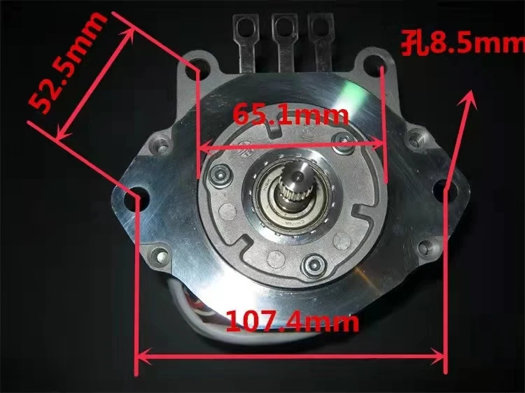 Imagem -02 - Servo Motor sem Escova 12v 600w Alto Torque Alto Torque Faça Você Mesmo Poder Carro e Barco de Propulsão dc