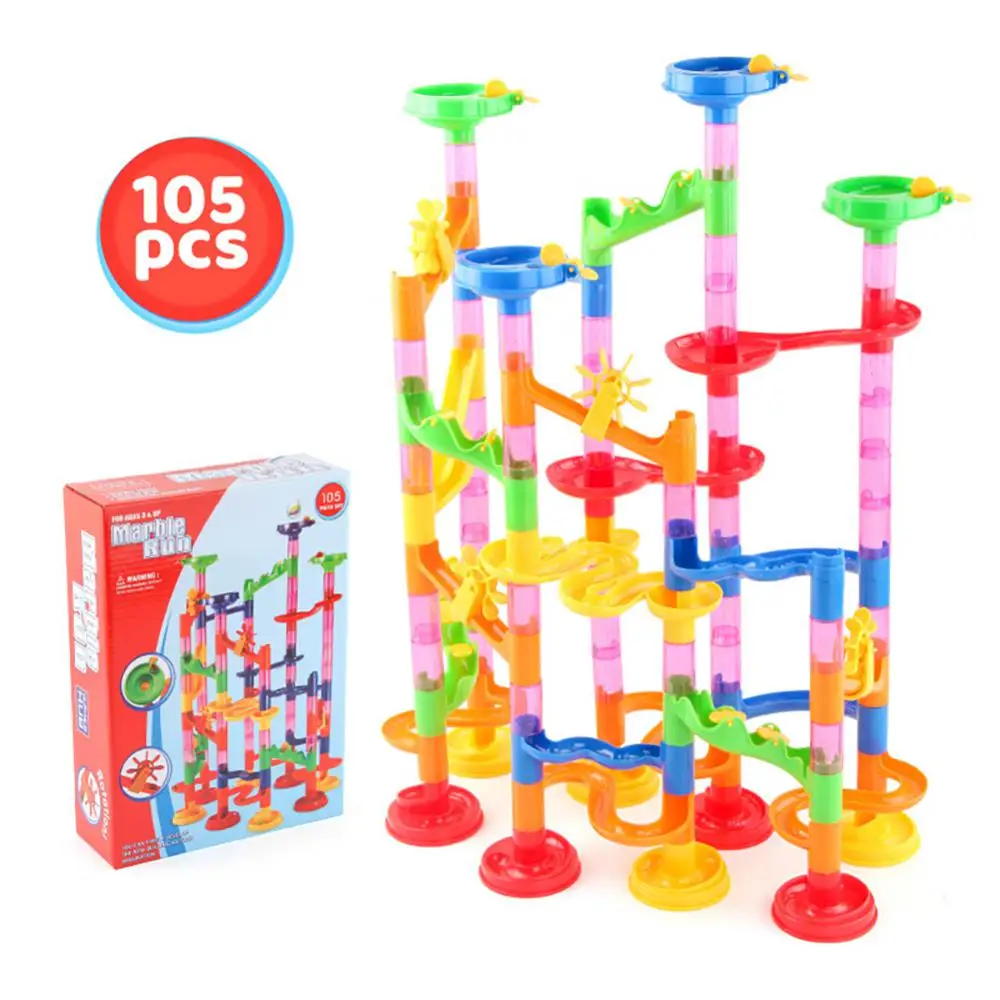 29-Marble Run Building Blocks Marbles Slide Toys For Children Creativity Constructor Educational Toys Children Gift