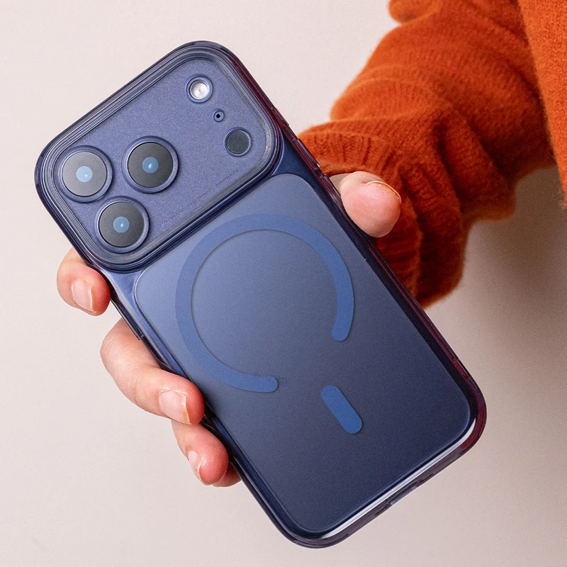 Active Touch Camera Button Magnetic Armor Case For iPhone 17