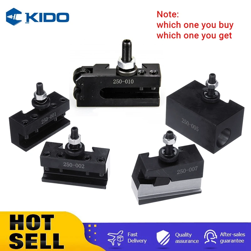 

250-001/250-002/250-004/250-007/250-010 Wedge GIB Type Quick Change Toolpost Tool Holder for Lathe Tools