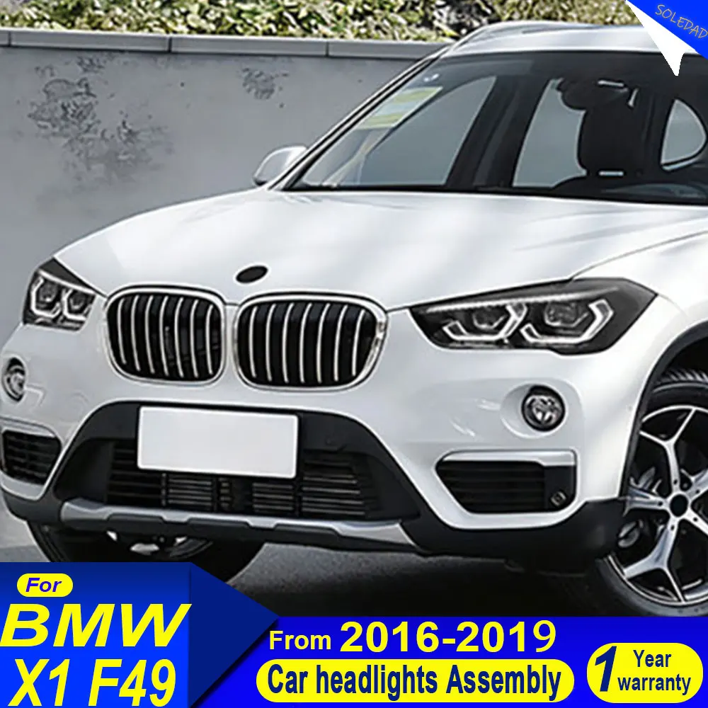 

Car headlights For BMW X1 F49 2016 2017 2018 2019 Headlights Head Lamps Assembly Daytime Running Turn Signal Lights Accessories