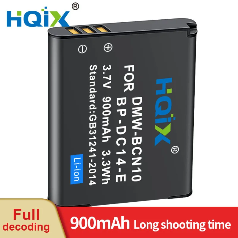 HQIX for Panasoinc LUMIX DMC-LF1 Camera DMW-BCN10 Charger Battery