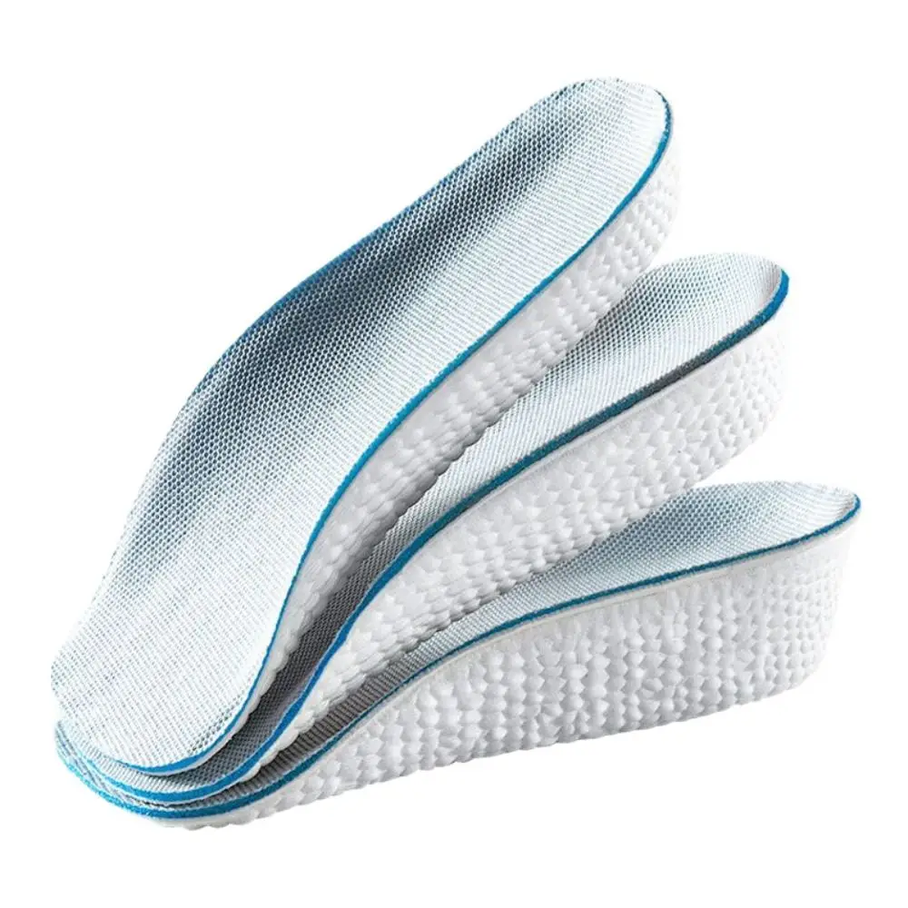 Half Invisible Design Height Increase Insoles EVA Foam 1.5/2.5/3.5CM Heel Lift Pads Breathable Soft Sport Cushion Insoles