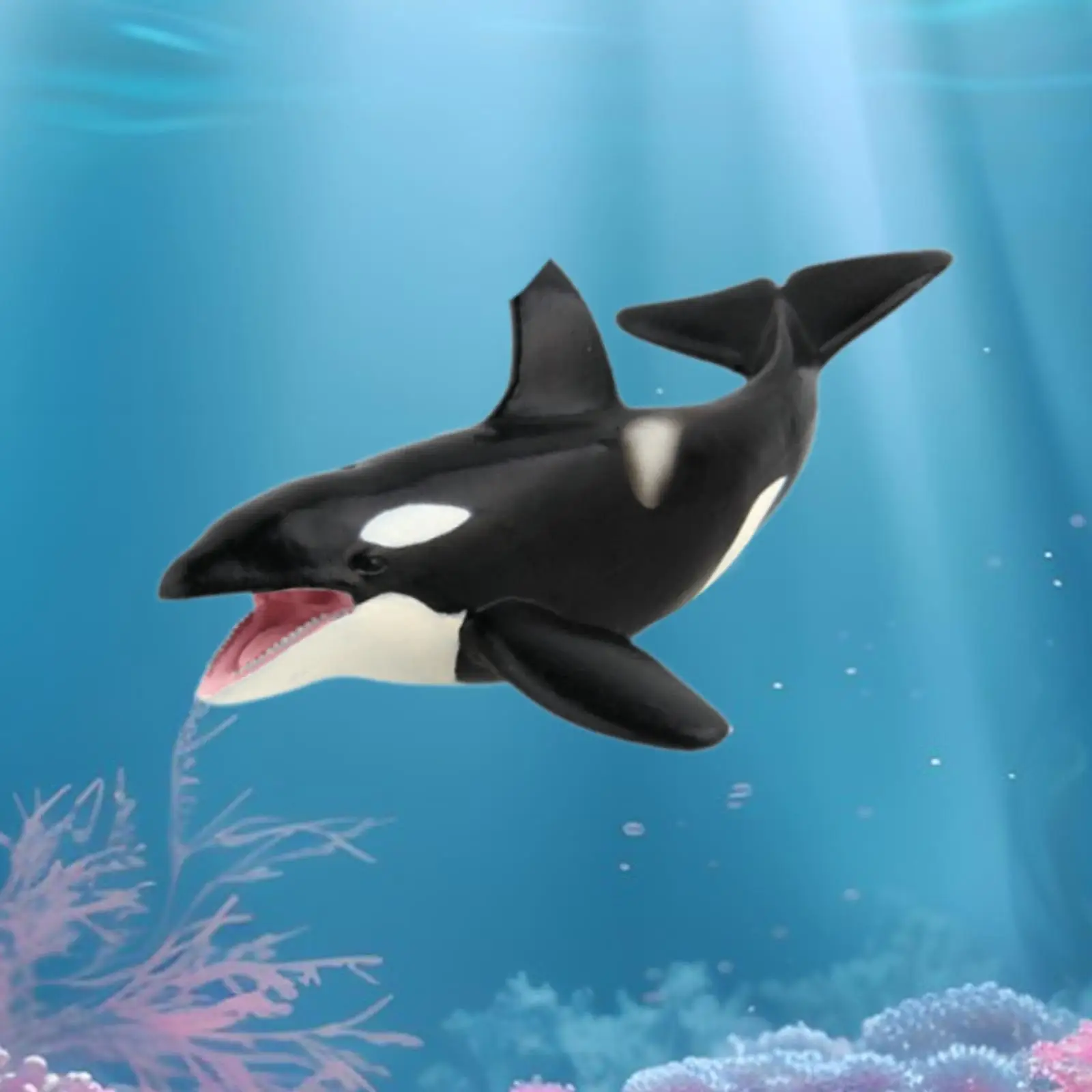 Simulazione Balene Modello Figure Figurine di animali marini Giocattolo educativo Forniture per feste Figurine da collezione per regali per bambini