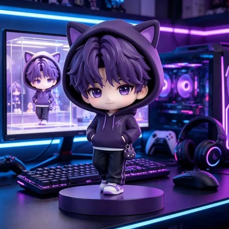 Love and the Deep Sky Cosplay Rafayel Cat-ear hoodie Cartoons, Anime, Games and Collectable Figures Ornamental gifts