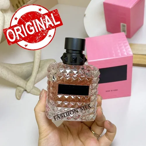 Imagen 1 del producto Botella de cristal de diseñador de Perfume de marca novedosa de 100ml, Mr Darkness, rosa de larga duración, Eau de Floral, Colonia Woody para hombres y mujeres, Perfume
