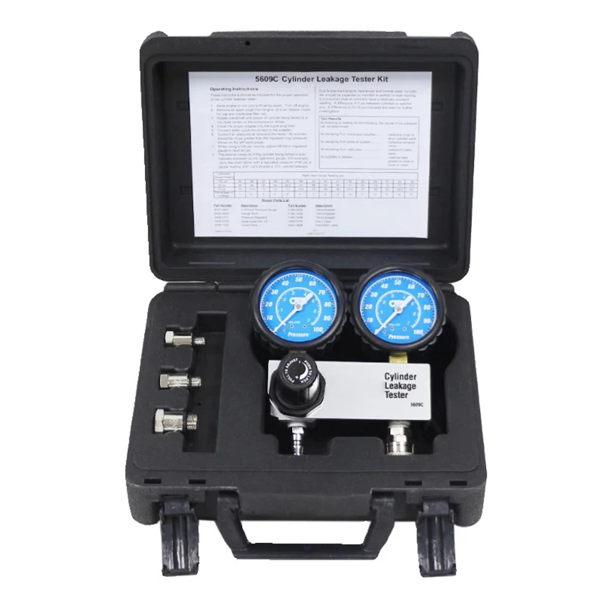 

Engine Cylinder Leakage Tester OTC5609CSPX Cylinder Pressure Gauge Leakage Tester 24 "pipe Length With Quick Connector