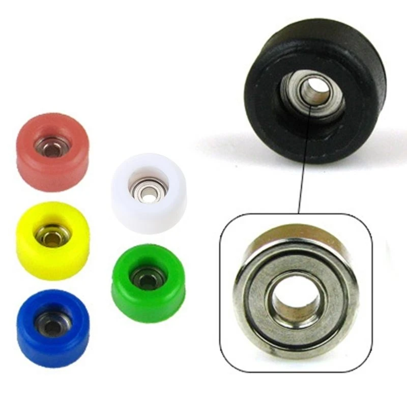 

C9GB Pack of 4Pcs Truck Bearing for Mini Finger Skateboard Roller Skate Scooter Figurine Skateboard Accs