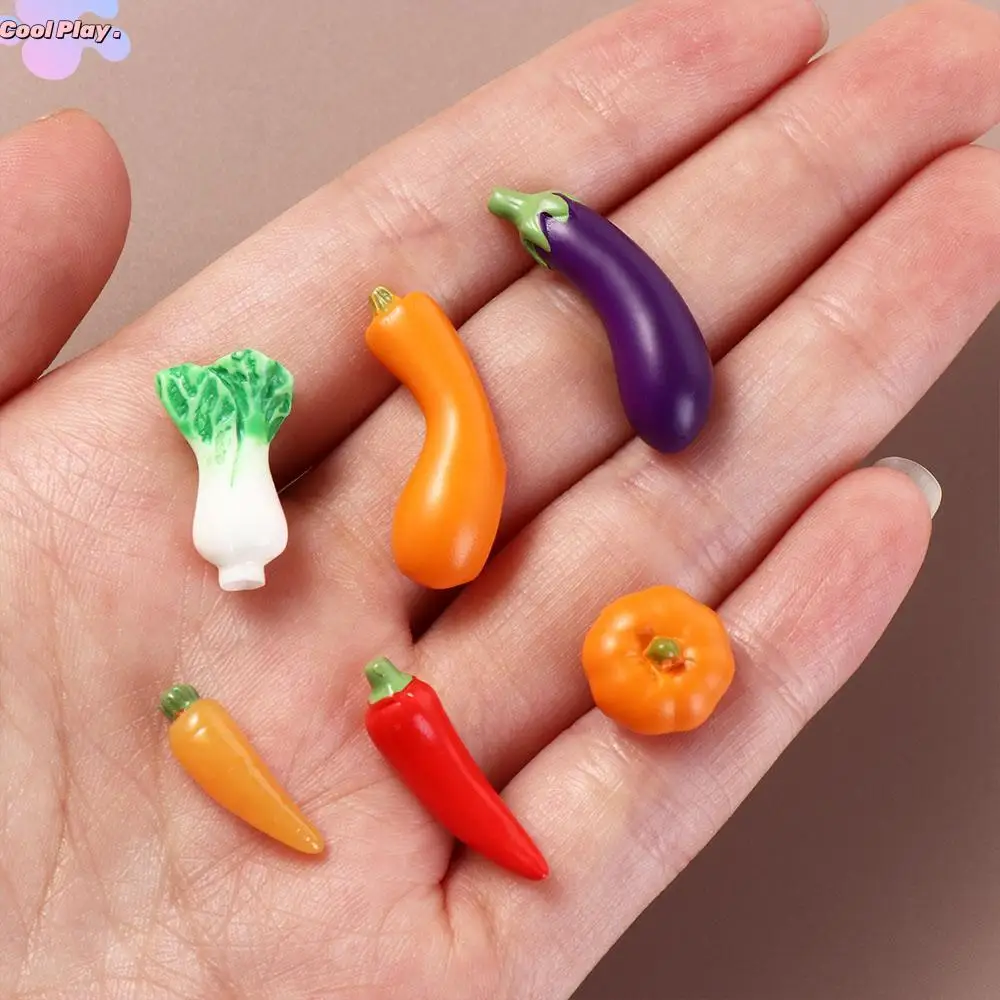 

Cabbage 1:12 Mini Simulation Food Model Eggplant Pepper Artificial Fruits and Vegetables Model Cooking Toys Pumpkin