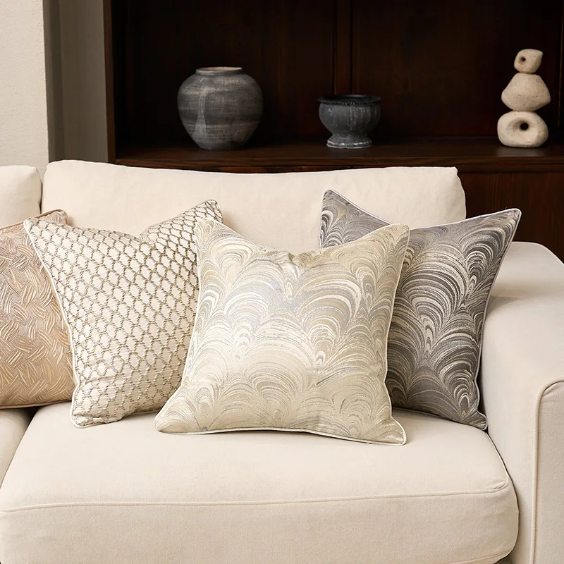 1PC Luxury High-quality Cushion Cover Hidden Zipper Edge Wrapping Home Sofa Cushion Covers New Pillow Cover 40x40 45x45 50x50