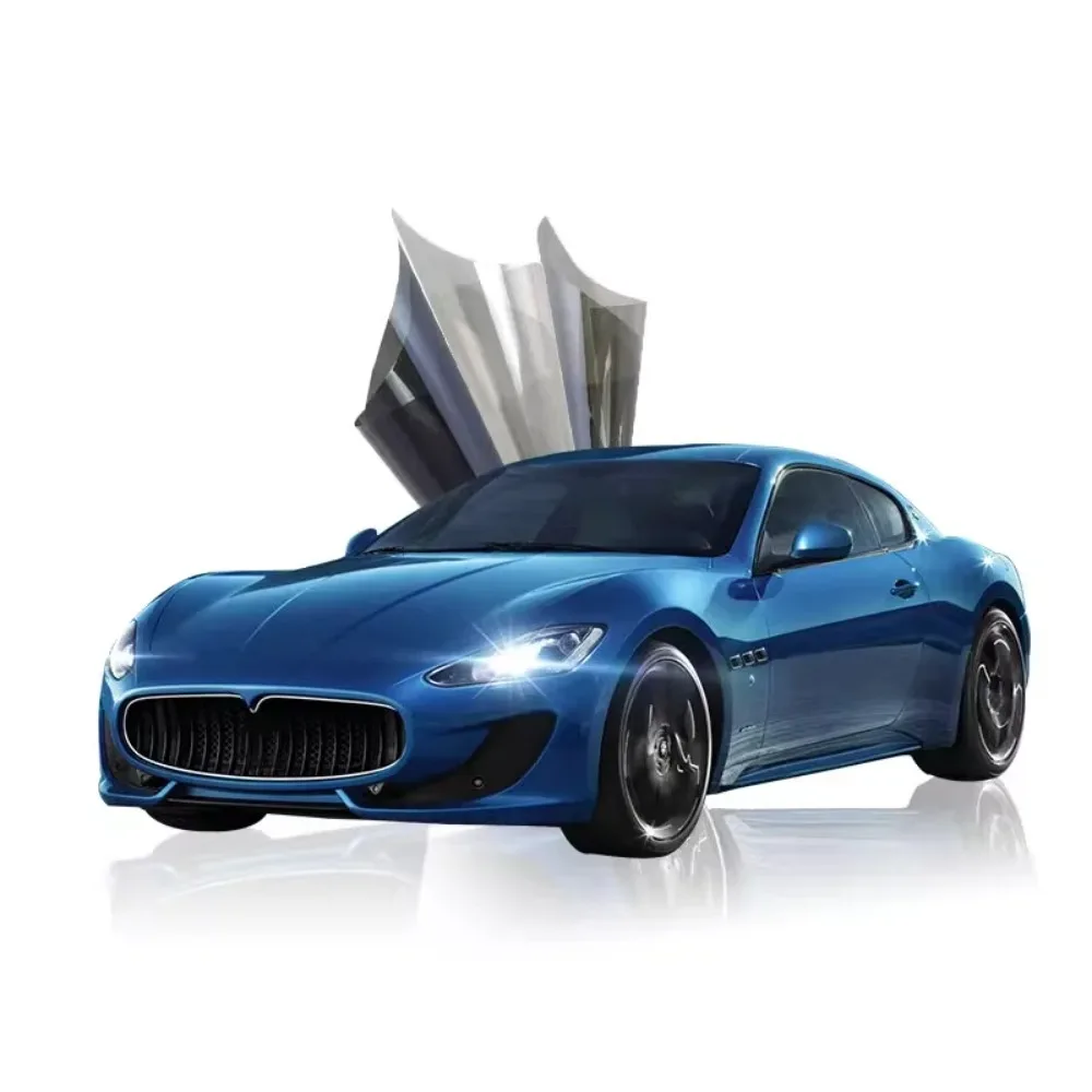 1mil 1.5mil 1.8mil 2mil Uvr/irr 100%self-adhesive Micro Quantum Non-metallic Insulationfilm Car Chameleon Car Window Film