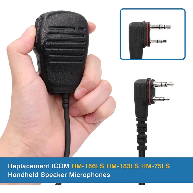 

HM-186LS RSM Speaker Microphone for ICOM ID-31A ID-51A ID-52A IP100H IP501H IC-U20GM IC-U20SR IP100FS IP1000C IP Handset