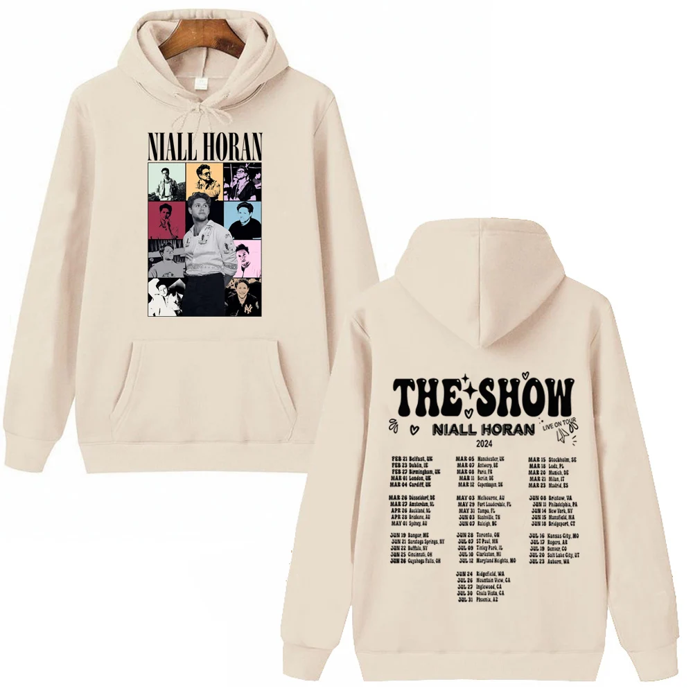 Niall Horan The Show Live On Tour 2024 Hoodie Man Woman Harajuku Pullover Tops Streetwear Fans Gift