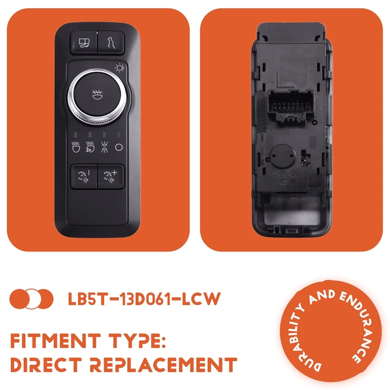 Mega SaleHeadlight Control Switches LB5T-13D061-LCW, LB5T-13D061-FCW, LB5T-13D061-ECW for Ford Mondeo, Kuga, Edge, Focus.